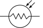 Electrical and Electronics Symbol - Photoresistor